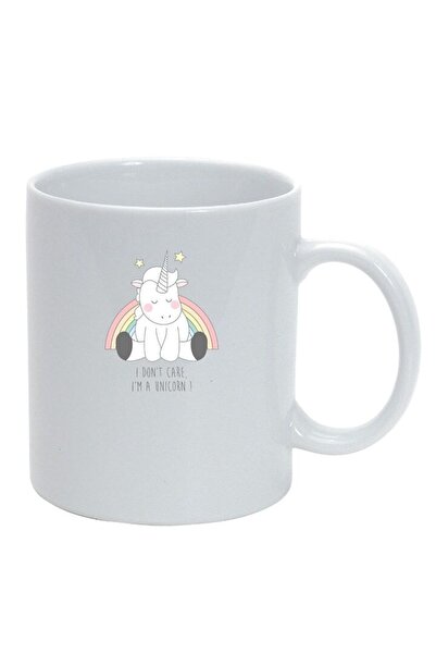 INOVATIX Cană albă personalizată, I Don't Care - Unicorn, alb, D1430, INOVATI...