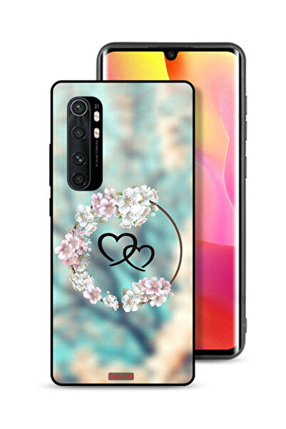 Tolwak غطاء حماية لهاتف شاومي مي نوت 10 لايت بتصميم قلوب في فن الخاتم