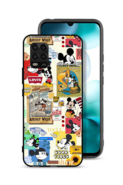 Tolwak غطاء حماية لهاتف شاومي مي 10 لايت 5G مع ملصقات ورسومات سعيدة