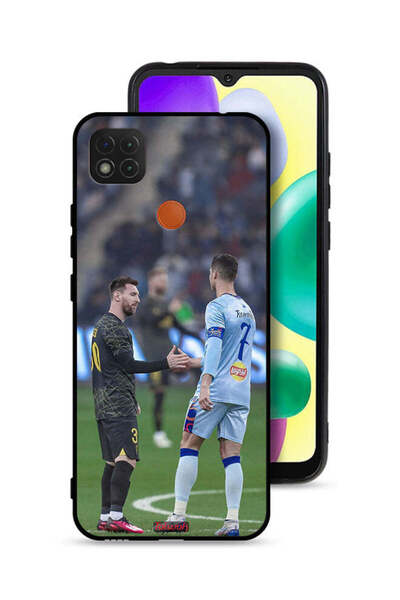 Tolwak غطاء حماية لهاتف شاومي ريدمي 9 سي ميسي ورونالدو