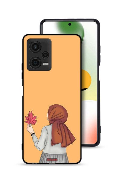Tolwak غطاء حماية لهاتف Xiaomi Poco X5 يحمل ورقة شجر
