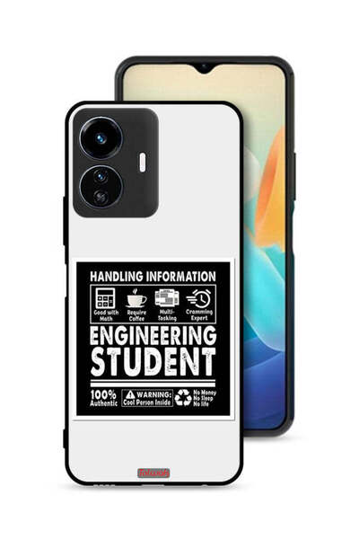 Tolwak غطاء حماية لهاتف Vivo Y77 5G، ملصق طالب هندسة