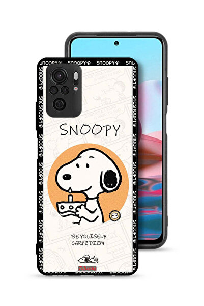 Tolwak Xiaomi Redmi Note 10 4G Protective Case Cover Snoopy Be Yourself