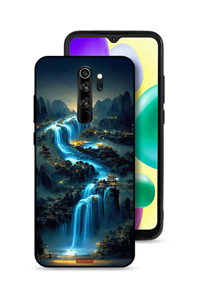 Tolwak غطاء حماية لهاتف شاومي ريدمي نوت 8 برو بتصميم شلال