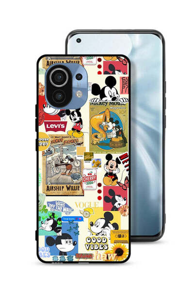 Tolwak Xiaomi Mi 11 Protective Case Cover Chose Happy And Stickers