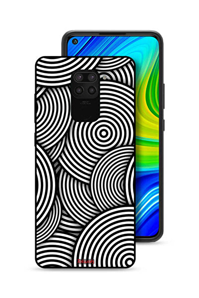 Tolwak غطاء حماية لهاتف شاومي ريدمي نوت 9 بنمط دوائر وهمية