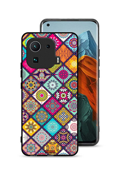 Tolwak غطاء حماية لهاتف شاومي مي 11 برو بنمط مربعات ماندالا