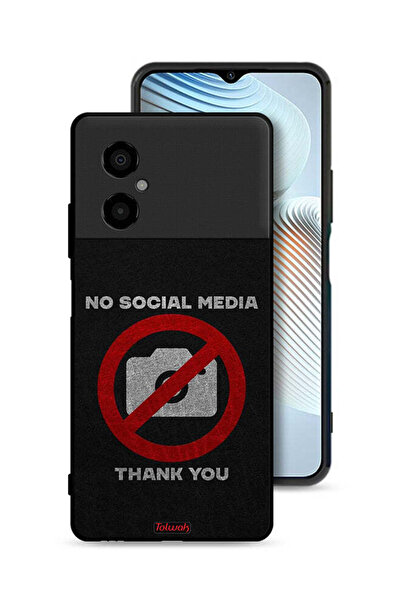 Tolwak غطاء حماية لهاتف Xiaomi Poco M4 5G لا يدعم وسائل التواصل الاجتماعي، شكرًا لك