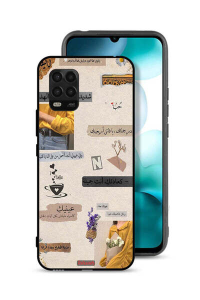 Tolwak غطاء حماية لهاتف شاومي مي 10 لايت 5G بعبارات حب باللغة العربية