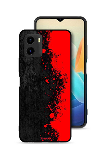 Tolwak Vivo Y15s Protective Case Cover Paint Abstract Pattern