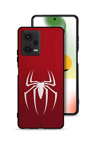 Tolwak Xiaomi Poco X5 Protective Case Cover Spider Icon