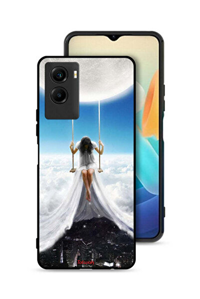 Tolwak غطاء حماية لهاتف Vivo Y55s 5G (2021) بتصميم غيوم القمر وفن المدينة