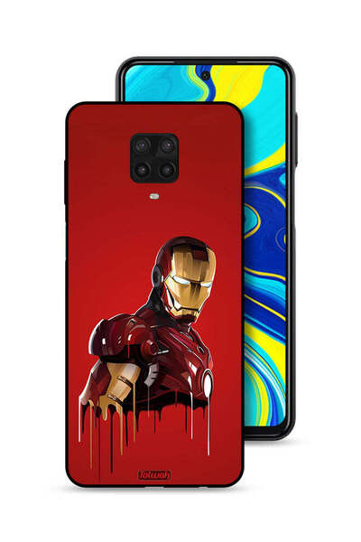 Tolwak غطاء حماية لهاتف شاومي ريدمي نوت 9 برو برسومات الرجل الحديدي