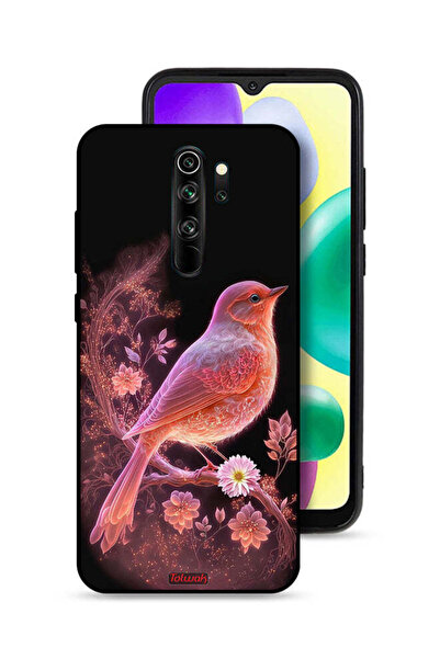 Tolwak Xiaomi Redmi Note 8 Pro Protective Case Cover Cute Bird Art
