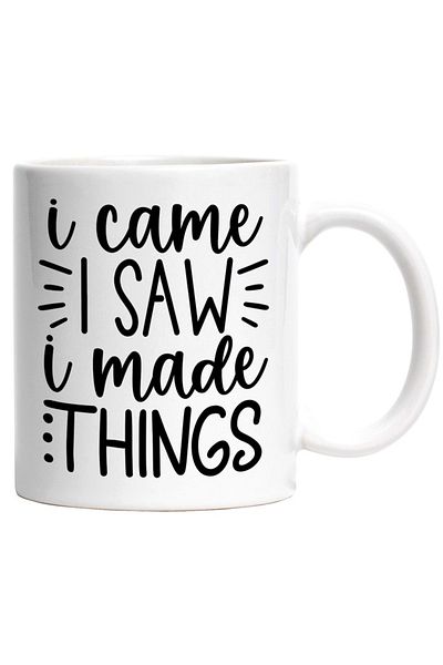 INOVATIX Personalized white mug, for those who come to do things - work motivation, INOVATIX®. 330ml