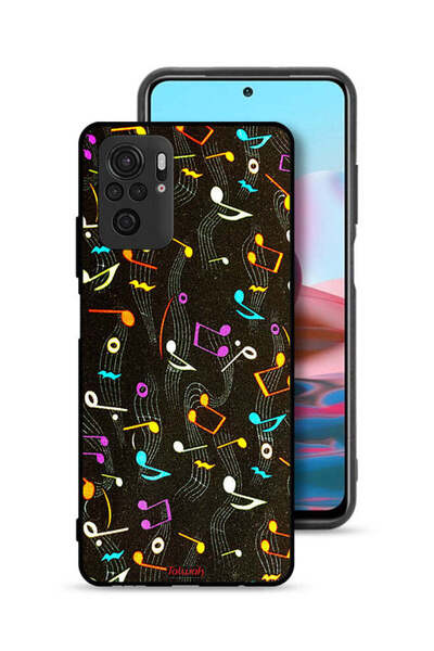 Tolwak غطاء حماية لهاتف Xiaomi Poco M5s بنمط قماش موسيقي