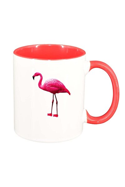 INOVATIX Персонализирана бяла чаша, Pelican, червена вътрешност, D419, INOVAT...
