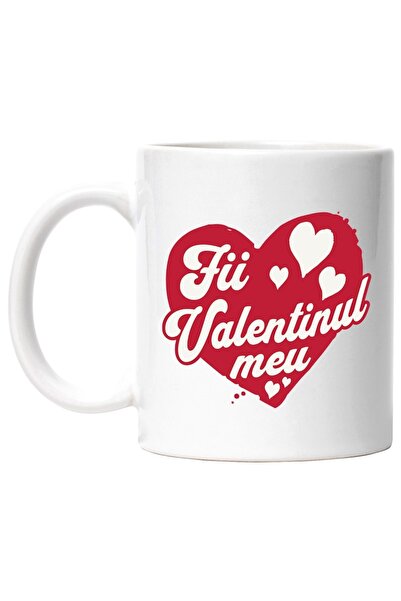 INOVATIX Εξατομικευμένη λευκή κούπα, be my valentine couple για την Ημέρα του...