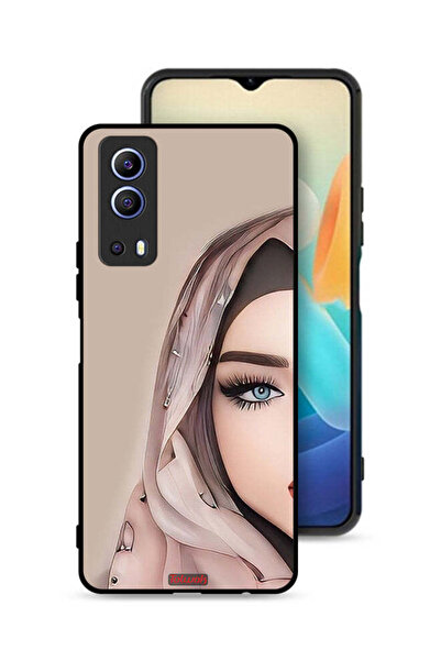 Tolwak غطاء حماية لهاتف Vivo iQOO Z3 5G برسم فتاة نصف وجه