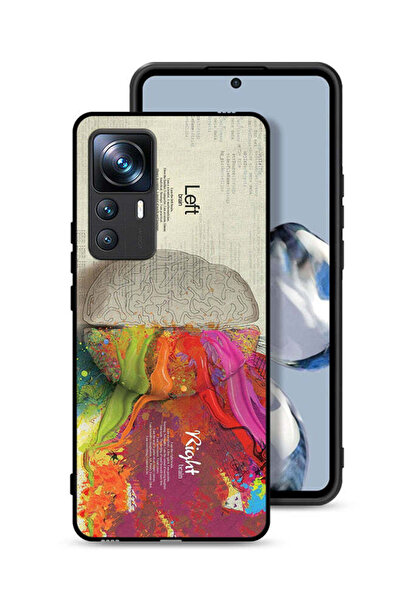 Tolwak غطاء حماية لهاتف Xiaomi 12T Pro بتصميم تجريدي لعلم الدماغ