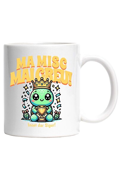 INOVATIX Cana alba personalizata, Testoasa Campion - Ma misc mai greu, INOVAT...