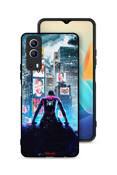 Tolwak غطاء حماية لجهاز Vivo Y72 5G بتصميم سبايدر مان