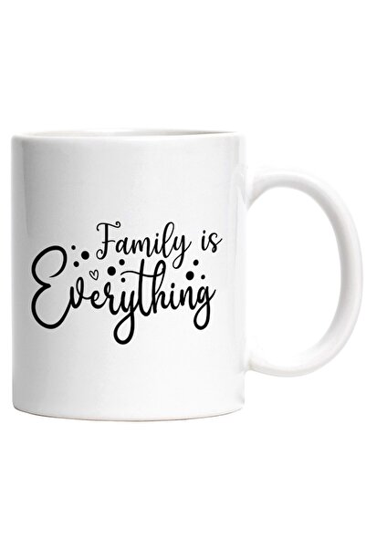 INOVATIX Cana alba personalizata, mesaj din care reiese ca familia inseamna t...