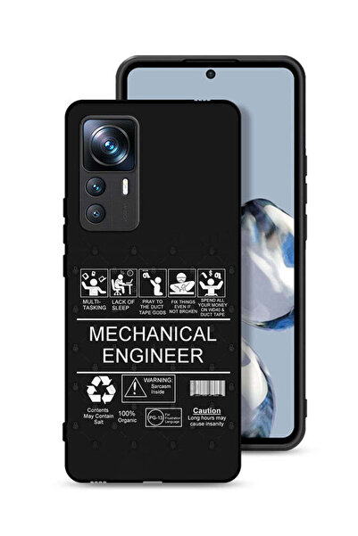 Tolwak غطاء حماية لهاتف Xiaomi 12T Pro، ملصق مهندس ميكانيكي