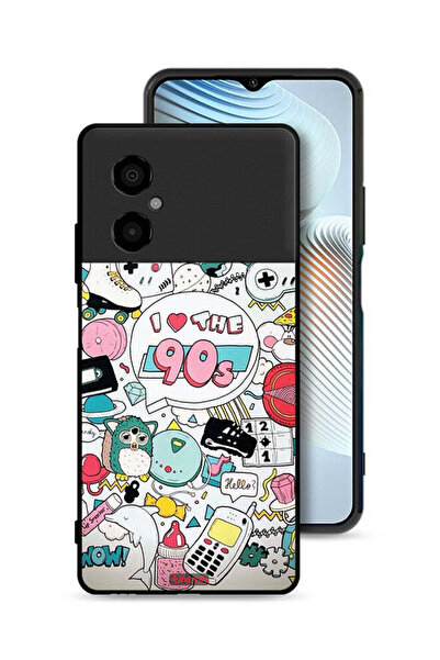 Tolwak غطاء حماية لهاتف Xiaomi Poco M4 5G - أحب التسعينيات