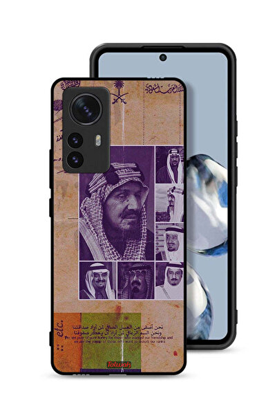 Tolwak غطاء حماية لهاتف شاومي 12X - صور قديمة لملوك السعودية