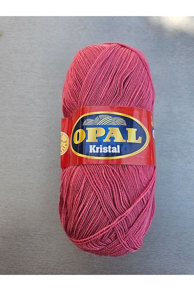 OPAL Crystal Hand Knitting Yarn No:0142 Crystal Fiber Soap Dish Pouch Knitting Yarn 100Gr-475Mt