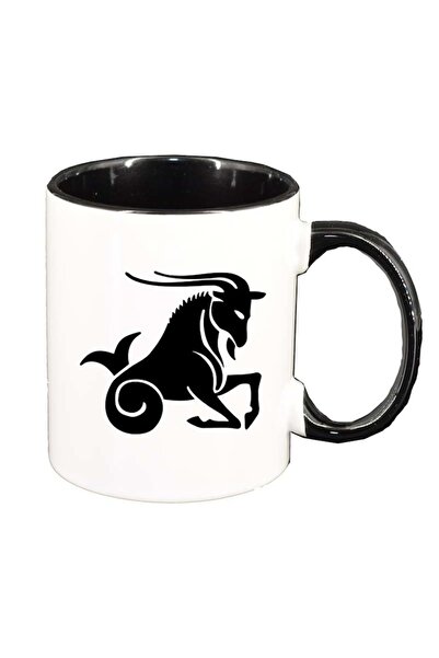 INOVATIX Cana alba personalizata, Zodie, interior negru, D159, INOVATIX®. 330ml