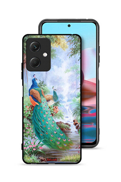 Tolwak غطاء حماية لهاتف شاومي ريدمي نوت 12 بنقشة الطاووس