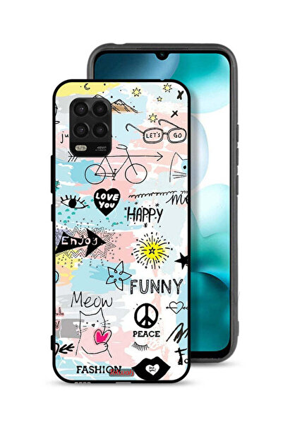 Tolwak غطاء حماية لهاتف شاومي مي 10 لايت 5G - أحبك - علامات