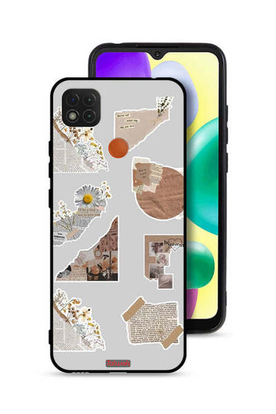 Tolwak غطاء حماية لهاتف شاومي ريدمي 9 سي، قطع من الملصقات الورقية