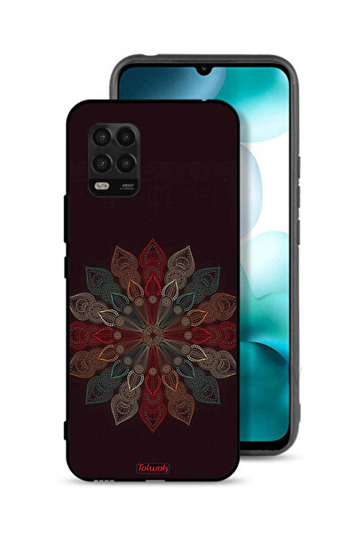 Tolwak غطاء حماية لهاتف شاومي مي 10 لايت 5G بنقشة زهرة ماندالا