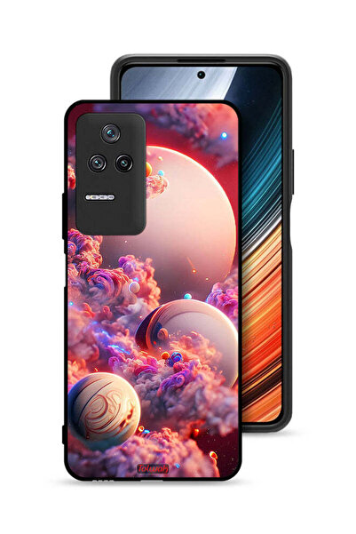 Tolwak Xiaomi Poco F4 Protective Case Cover Clouds Abstract Art