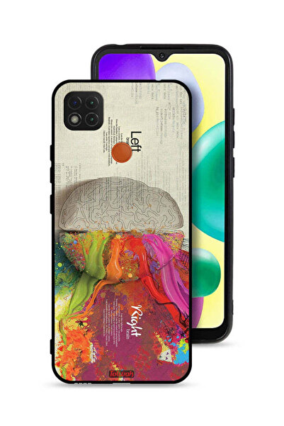 Tolwak غطاء حماية لهاتف شاومي ريدمي 10A بتصميم تجريدي لعلم الدماغ