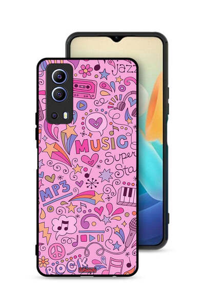 Tolwak غطاء حماية لهاتف Vivo Y72 5G علامات موسيقية