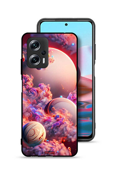 Tolwak غطاء حماية لهاتف شاومي ريدمي نوت 11T برو 5G بطبعة غيوم وفن تجريدي