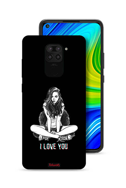 Tolwak غطاء حماية لهاتف شاومي ريدمي نوت 9 - أحبك - فن