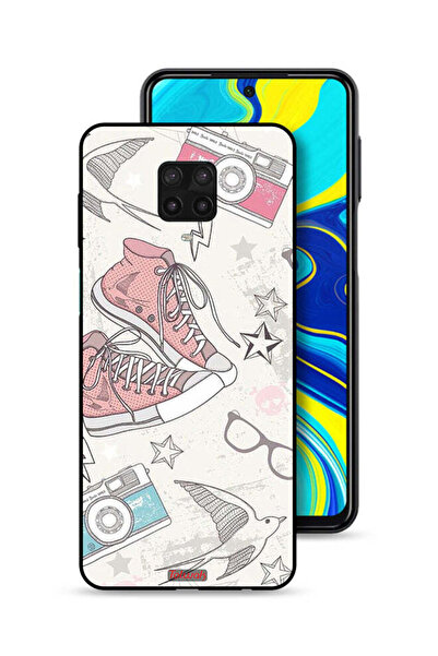 Tolwak غطاء حماية لهاتف شاومي ريدمي نوت 9 برو، حذاء قماشي وفن كاميرا