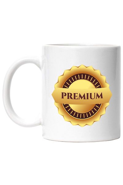 INOVATIX Personalized white mug, Premium English Message, Stripes, Badge, INOVATIX®. 330ml