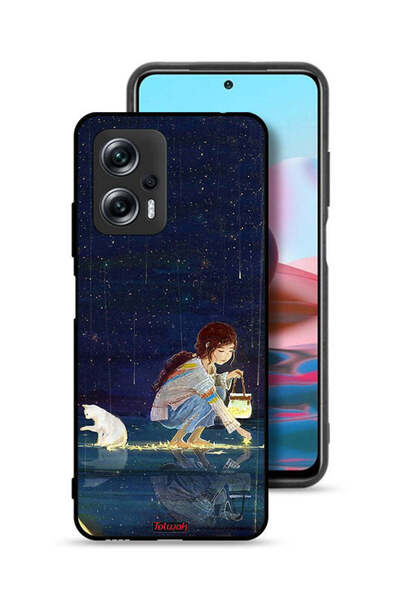 Tolwak غطاء حماية لهاتف شاومي ريدمي نوت 11T برو 5G، فن جمع النجوم