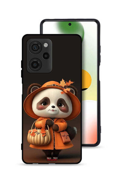 Tolwak غطاء حماية لهاتف Xiaomi Poco X5 Pro بتصميم سيدة الباندا اللطيفة
