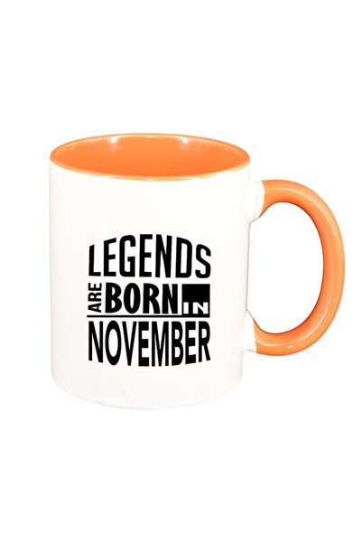 INOVATIX Cana alba personalizata, Legend, interior portocaliu, D82, INOVATIX®...