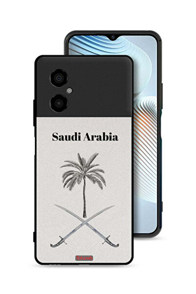Tolwak غطاء حماية لهاتف شاومي بوكو M4 5G - لوحة فنية لعلامة المملكة العربية ا...