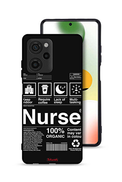 Tolwak غطاء حماية لهاتف Xiaomi Poco X5 Pro - ملصق ممرضة