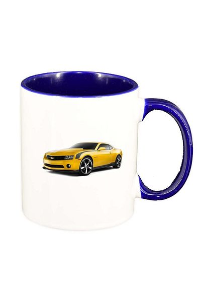 INOVATIX Personalized white mug, Car, dark blue interior, D961, INOVATIX®. 330ml
