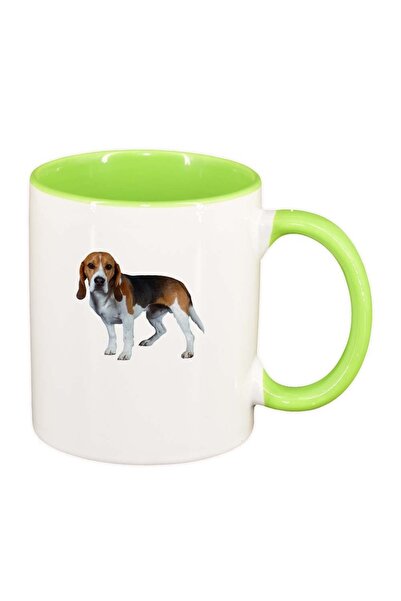 INOVATIX Cana alba personalizata, Dog, interior verde deschis, D348, INOVATIX...